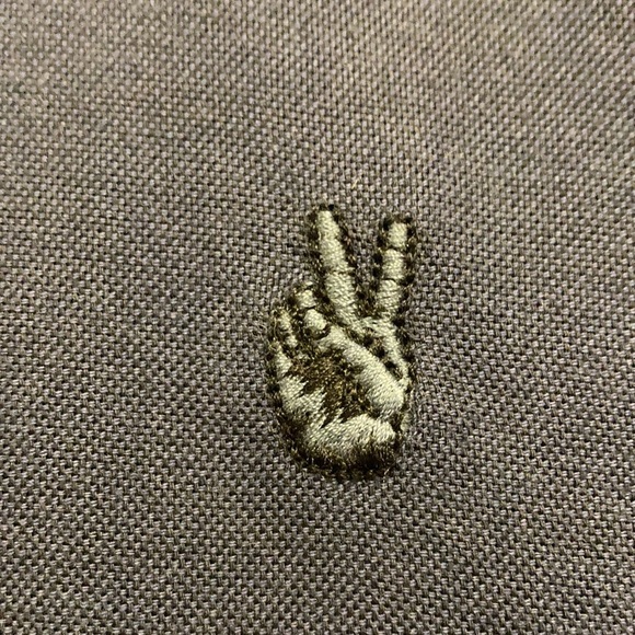 John Varvatos USA Navy Blue Cotton Button Down Shirt Size Large - Picture 7 of 10